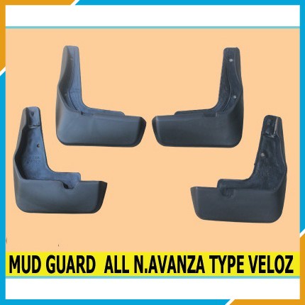 VARIASI KARPET LUMPUR/PENAHAN/TAHANAN/MUD GUARD ALL NEW AVANZA TYPE VELOZ 1SET -4PCS DEPAN/BELAKANG 