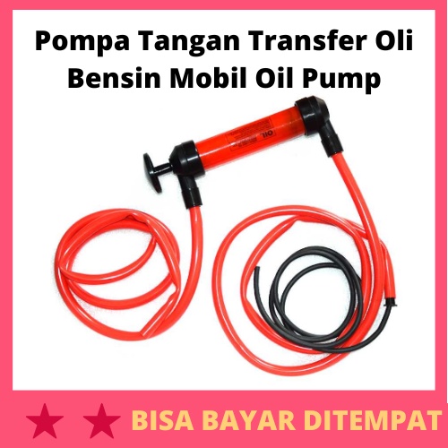 Pompa Tangan Transfer Oli Bensin Mobil Oil Pump / Pompa Pump Transfer Memindahkan Menyedot Penyedot 