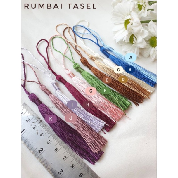 Rumbai Tasel Per Warna | Rumbai Tasbih