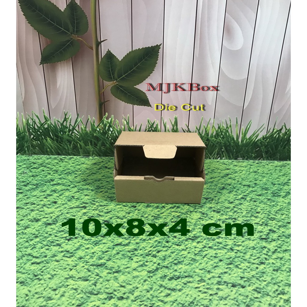 Kardus Karton Uk, 10x8x4 cm...Die Cut untuk packing kue-aksesoris-dll-2