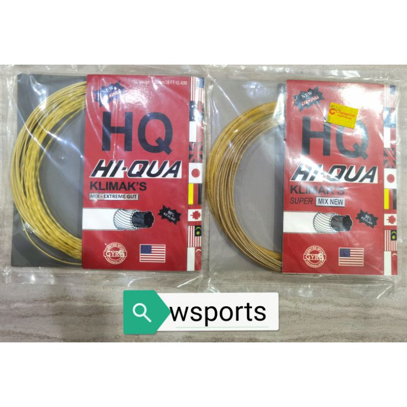 Senar Tennis Tenis HiQua Klimaks Super Extreme Gut Original