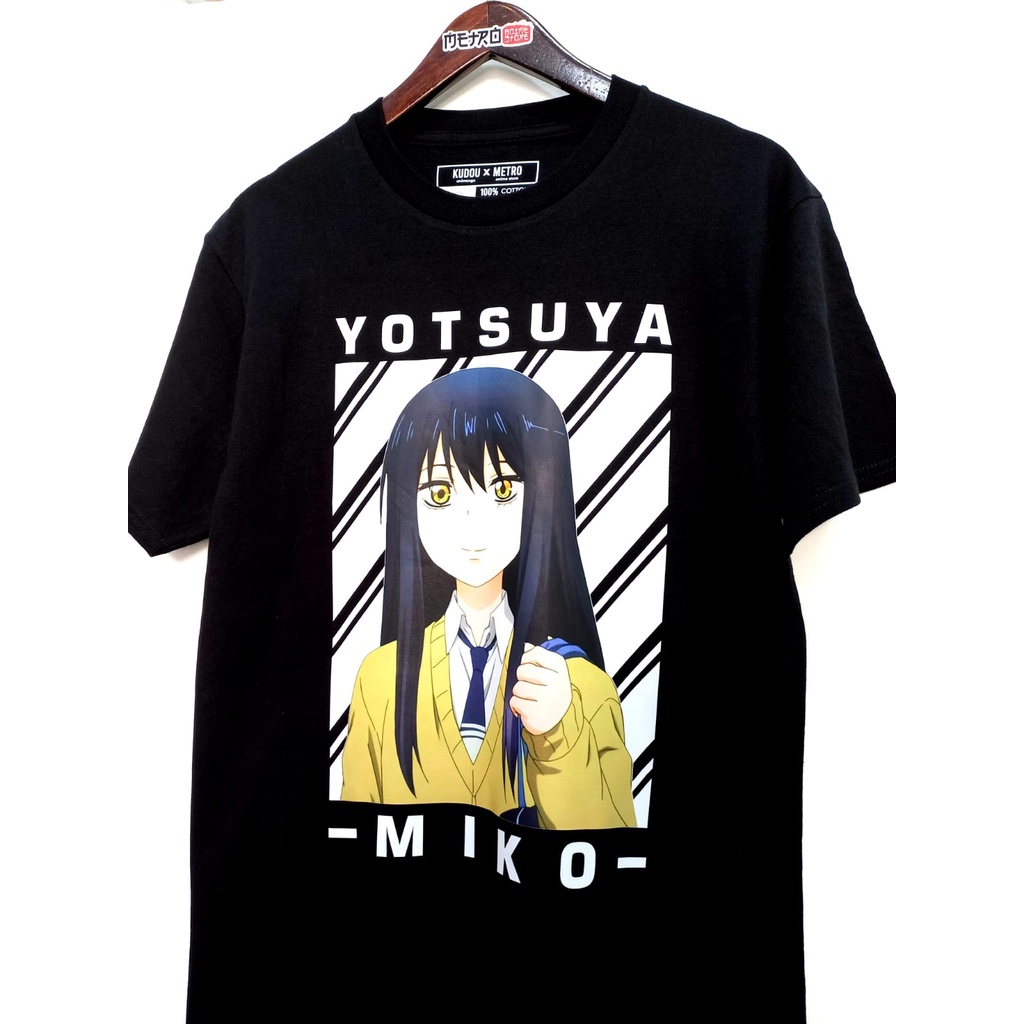 Tshirt Mieruko Chan Black Anime Manga Unisex