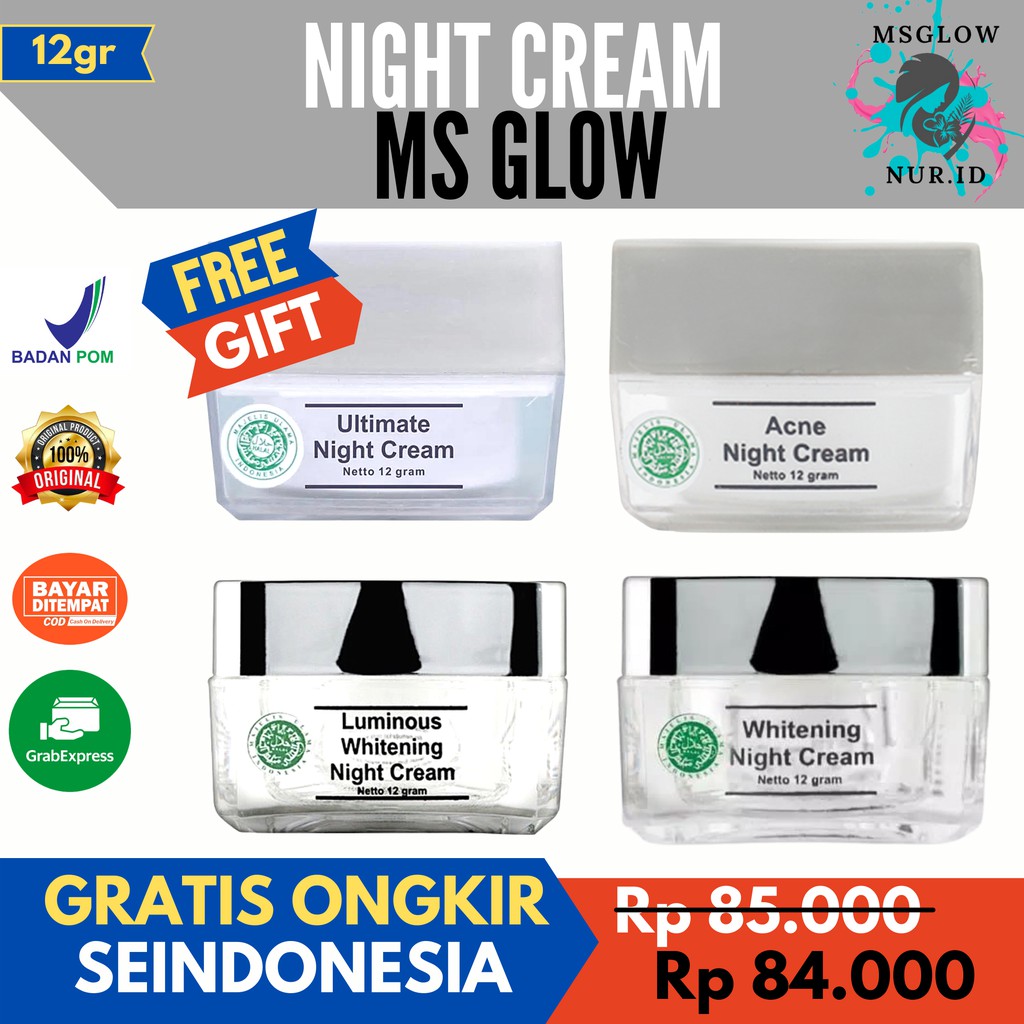 MS GLOW NIGHT CREAM ORIGINAL NIGHT CREAM