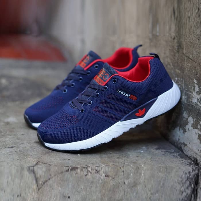 Unik sepatu adidas neo import  sepatu pria  sepatu sport  sneakers adidas   Hitam Putih  39 Diskon