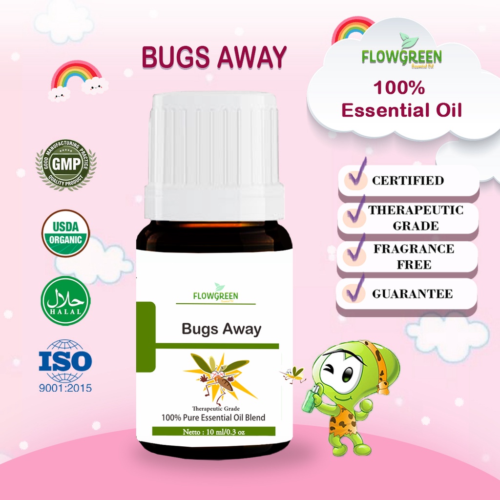 ESSENTIAL OIL BUGS AWAY ORGANIC BY FLOWGREEN