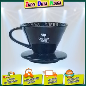 One Two Cups Filter Penyaring Kopi V60 Glass Filter Dripper ZM00639