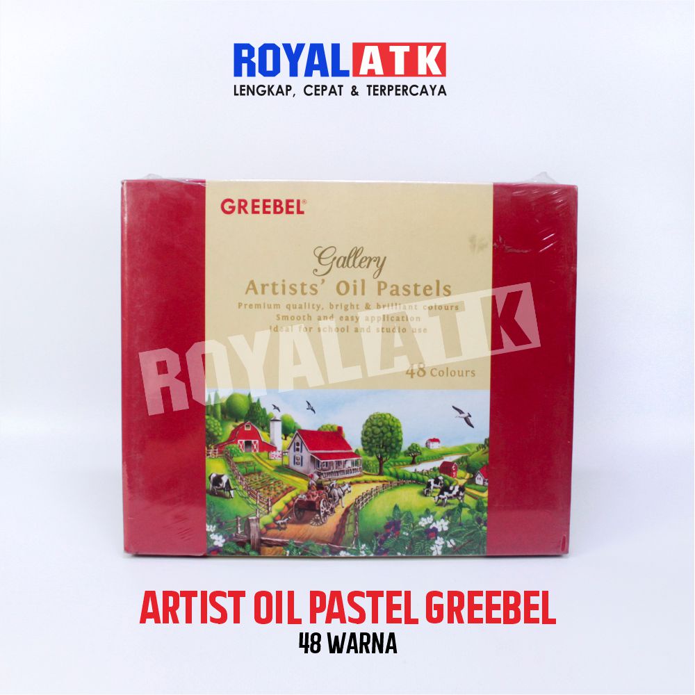 

Crayon oil pastel 48 warna Greebel artist