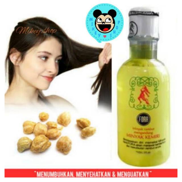 Minyak Rambut Mengandung Minyak Kemiri Fora 50ml Shopee Indonesia