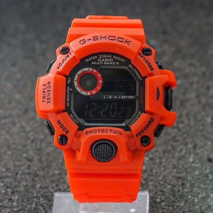 MURAH MERIAH DIGITAL G SHOCK GW 9400 GSHOCK GW9400 RANGEMAN RED ARMY Diskon