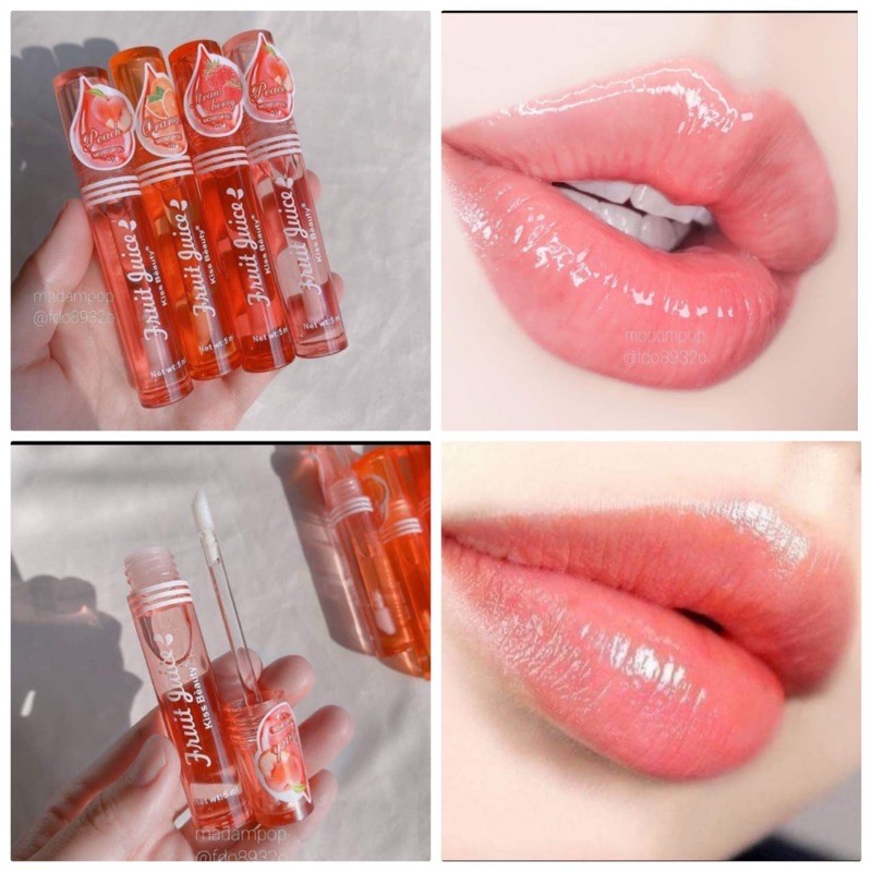 [ ECER ] KISSBEAUTY FRUIT JUICE LIP OIL NEW