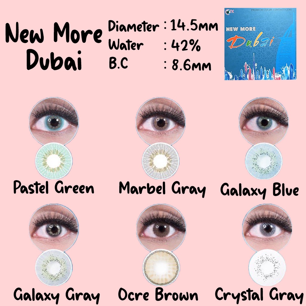 Softlens NEW MORE DUBAI 14,5mm water 42%