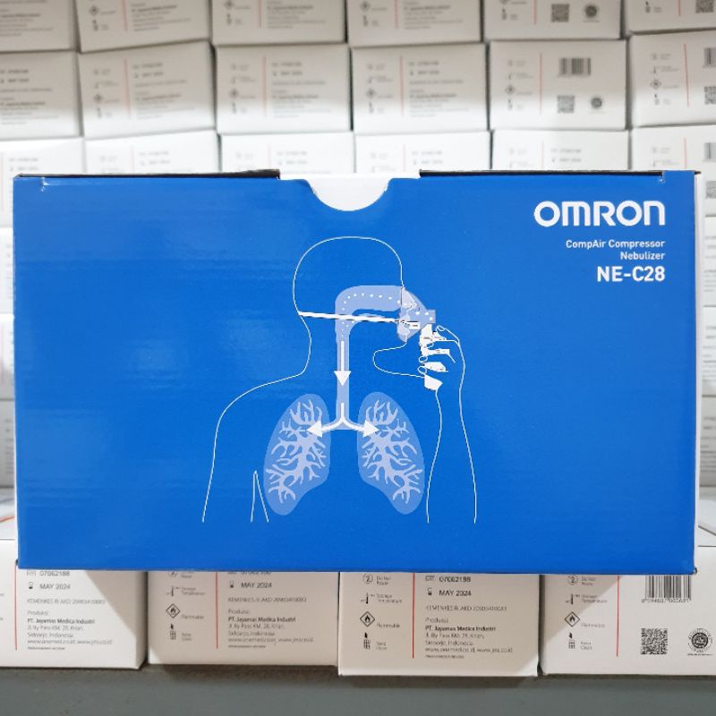 Nebulizer Omron Ne C28 Alat Uap Pernapasan Alat Uap Nebulizer Alat Bantu Asma