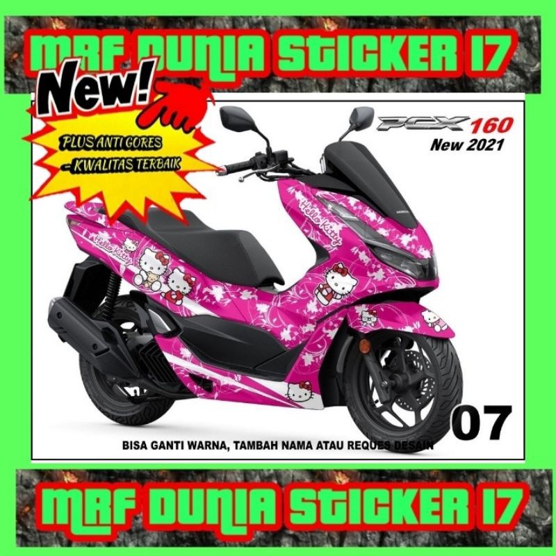 Sticker decal Honda PCX 160 Full Body decal Honda PCX NEW 160 Full body Sticker PCX 160 Full body 07
