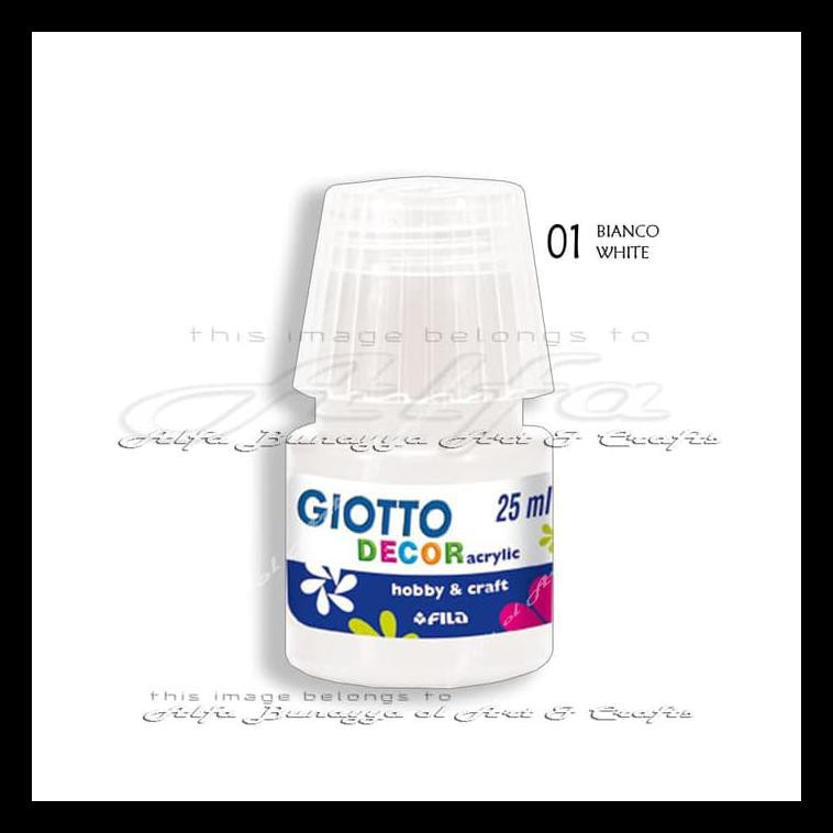 

Promo Giotto Acrylic Matt 25Ml 538101 - White (Satuan) - Cat Akrilik