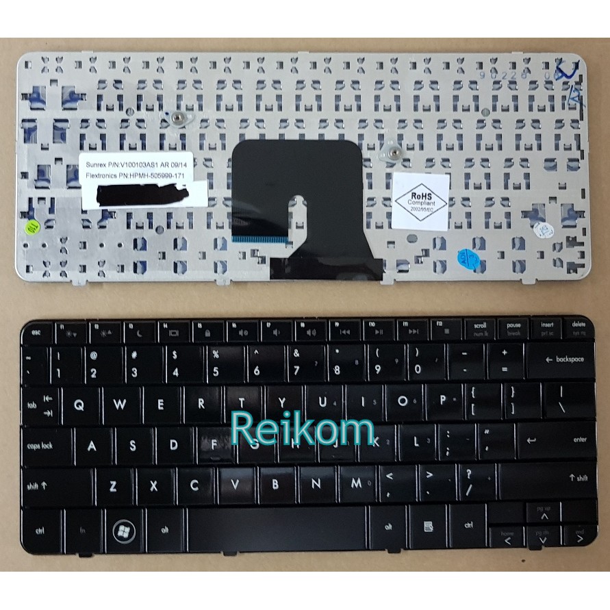 Keyboard Notebook HP Pavilion DV2 DV2-1000 DV2-1001 DV2-1002 DV2-1003
