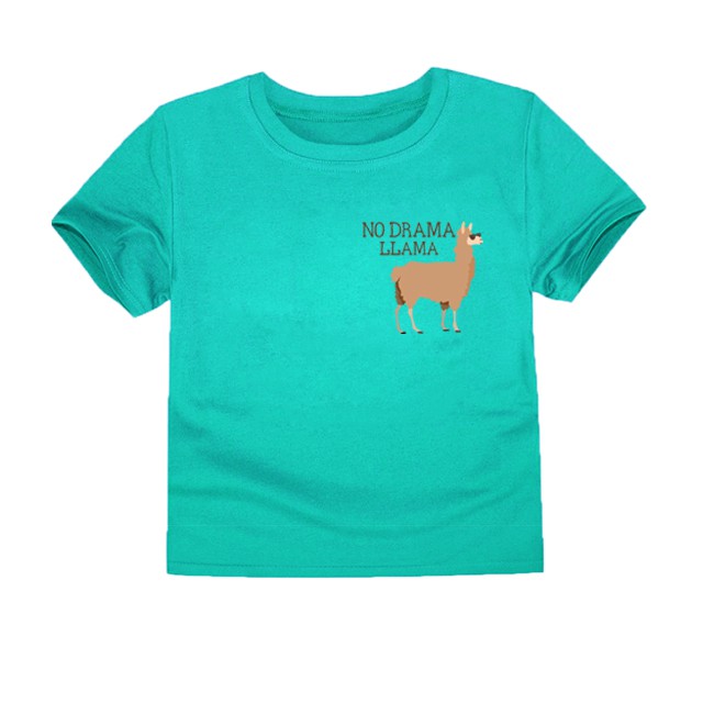 LittleFresco - Kaos Anak Dramalama Hijau Muda