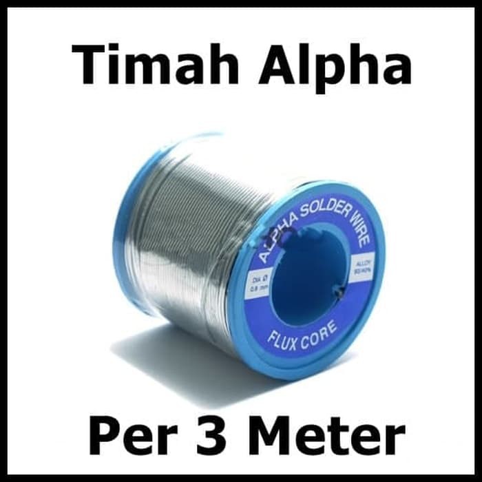 Per 3 Meter Timah Solder Merek Alpha