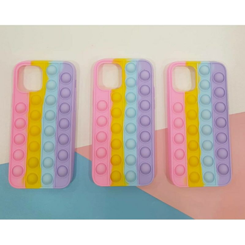fidget pop it silicone case iphone 12