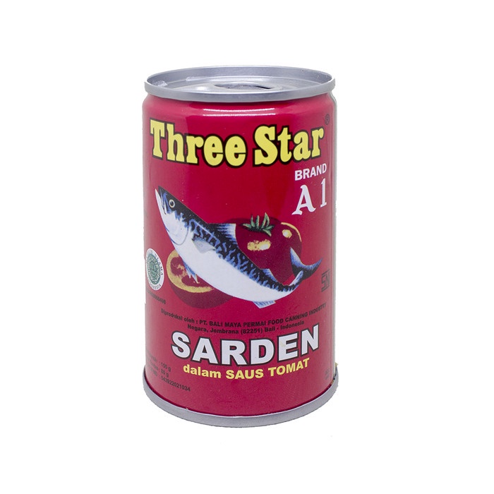 

Gg0Hh Paket 3 Pcs Three Star Sarden Mini Saus Tomat Makanan Kaleng 155 G Ds0kk