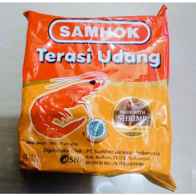 

Terasi udang samhok 1 pack