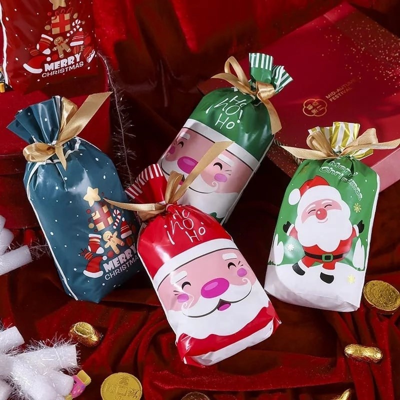 

(PC21) Plastik Serut/Plastik Goodie Bag Natal/Christmas