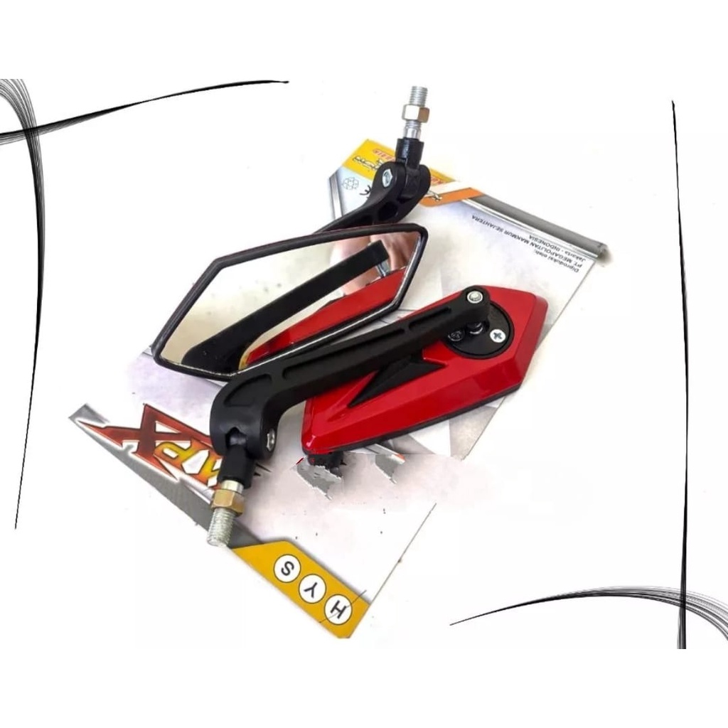 spion variasi honda merah spion variasi alevo honda matic sport bebek supra x grand beat vario fcx g