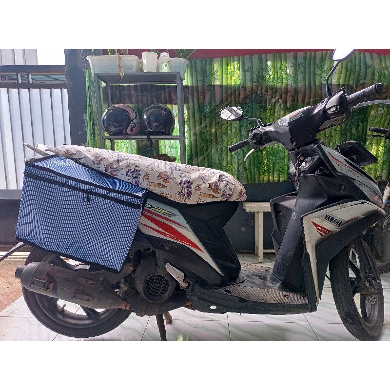 tas motor samping kurir obrok kecil mini custom anti air