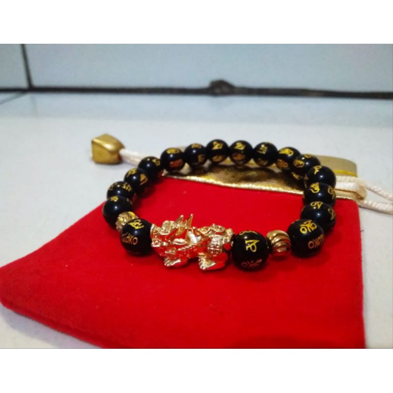 Gelang pixiu gelang giok ukir gelang hoki