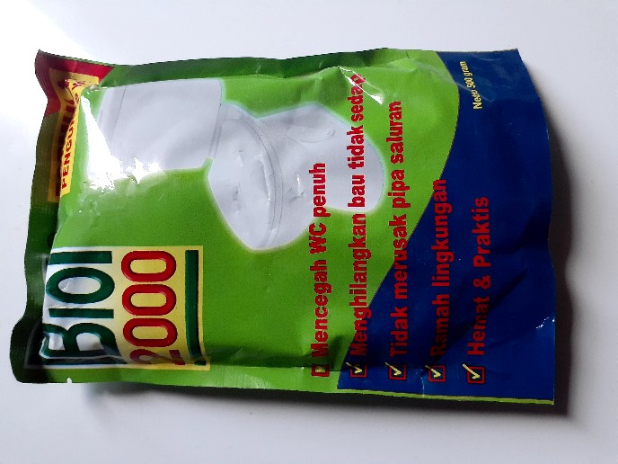 Bio 2000 Sedot Wc Tanpa Kuras 500g  1/2kg 1/2 Kg Bio2000 Serbuk Inokula