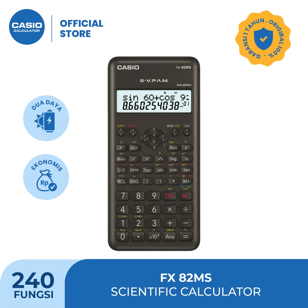 

Casio Scientific Calculator FX-82MS