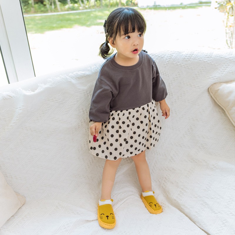 PGT - Kaos Kaki Anti Slip Bayi Motif Karakter Hewan Korea Sepatu Baby Prewalker Anak