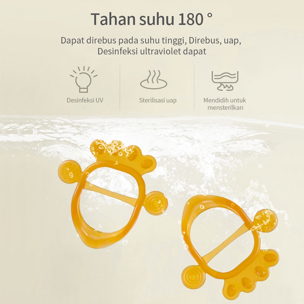 AIKOKY Gigitan bayi teether silicon lembut/Teether gelang bayi bpa free
