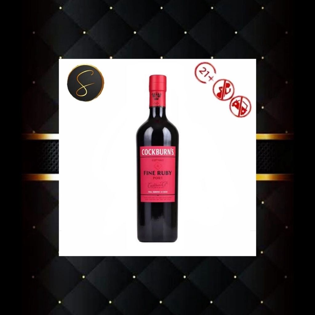 RED WINE COCKBURN'S / COCKBURNS RUBY FINE RUBY PORT 750 ML