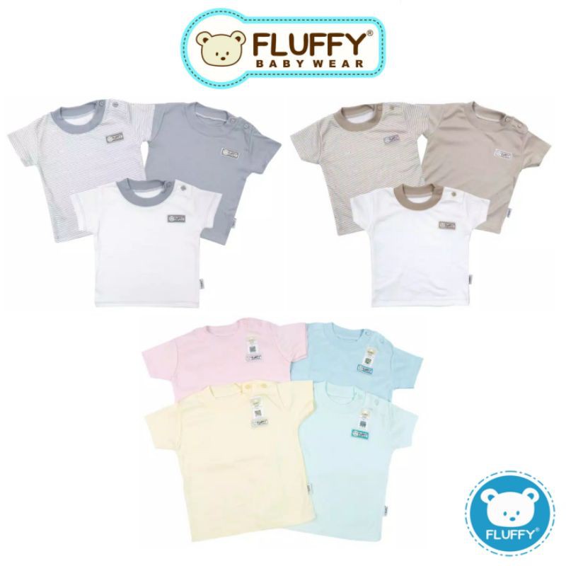 Fluffy Baju Oblong Pendek RIB S/M/L