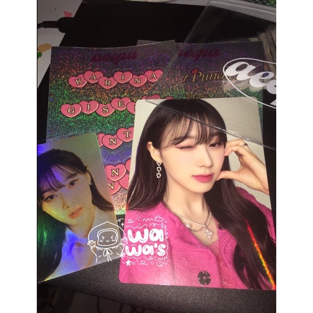 GISELLE SELFIE CARD BENE ALADDIN SG22 AESPA PHOTOCARD POUCH