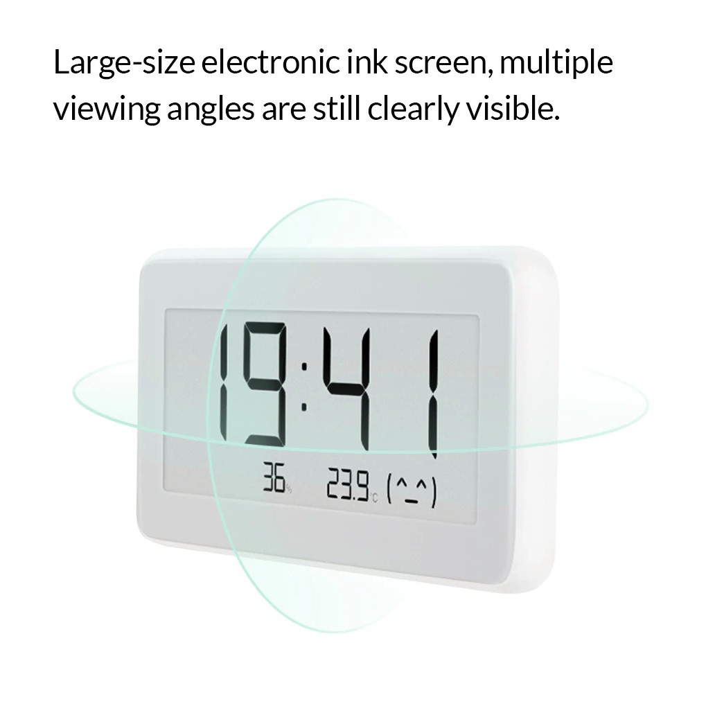 XIAOMI MIJIA Smart Digital Clock with Temperature Humidity Monitoring - Jam Digital Pintar XIAOMI