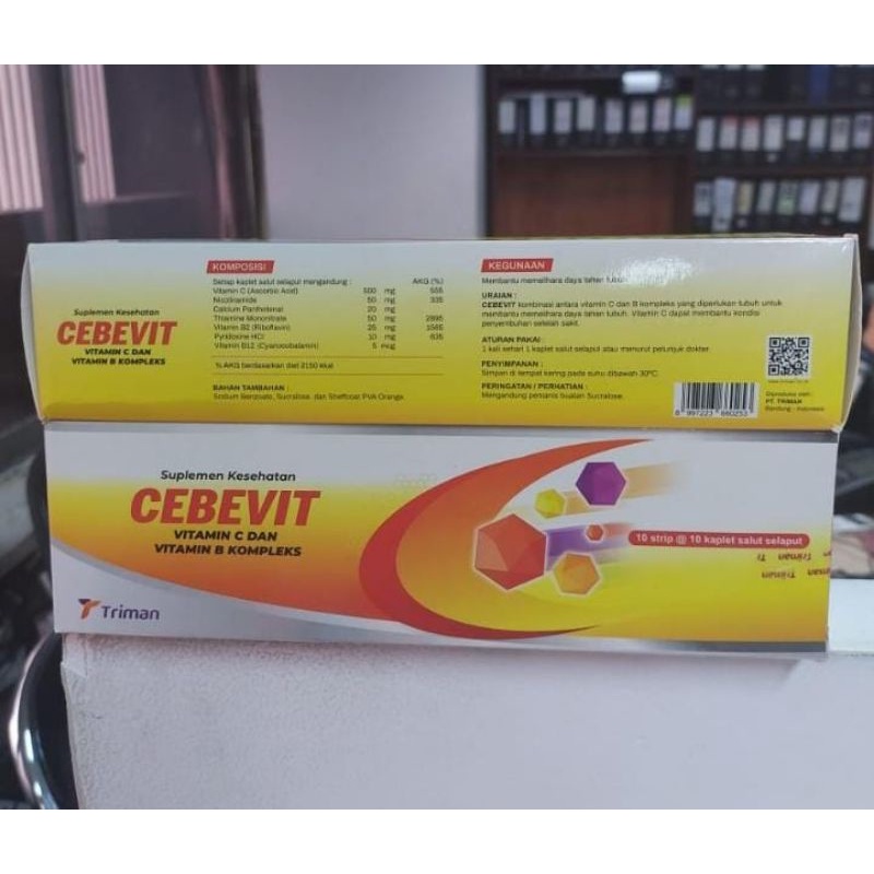 CEBEVIT MULTIVITAMIN DAN MINERAL ISI 100 KAPLET SS