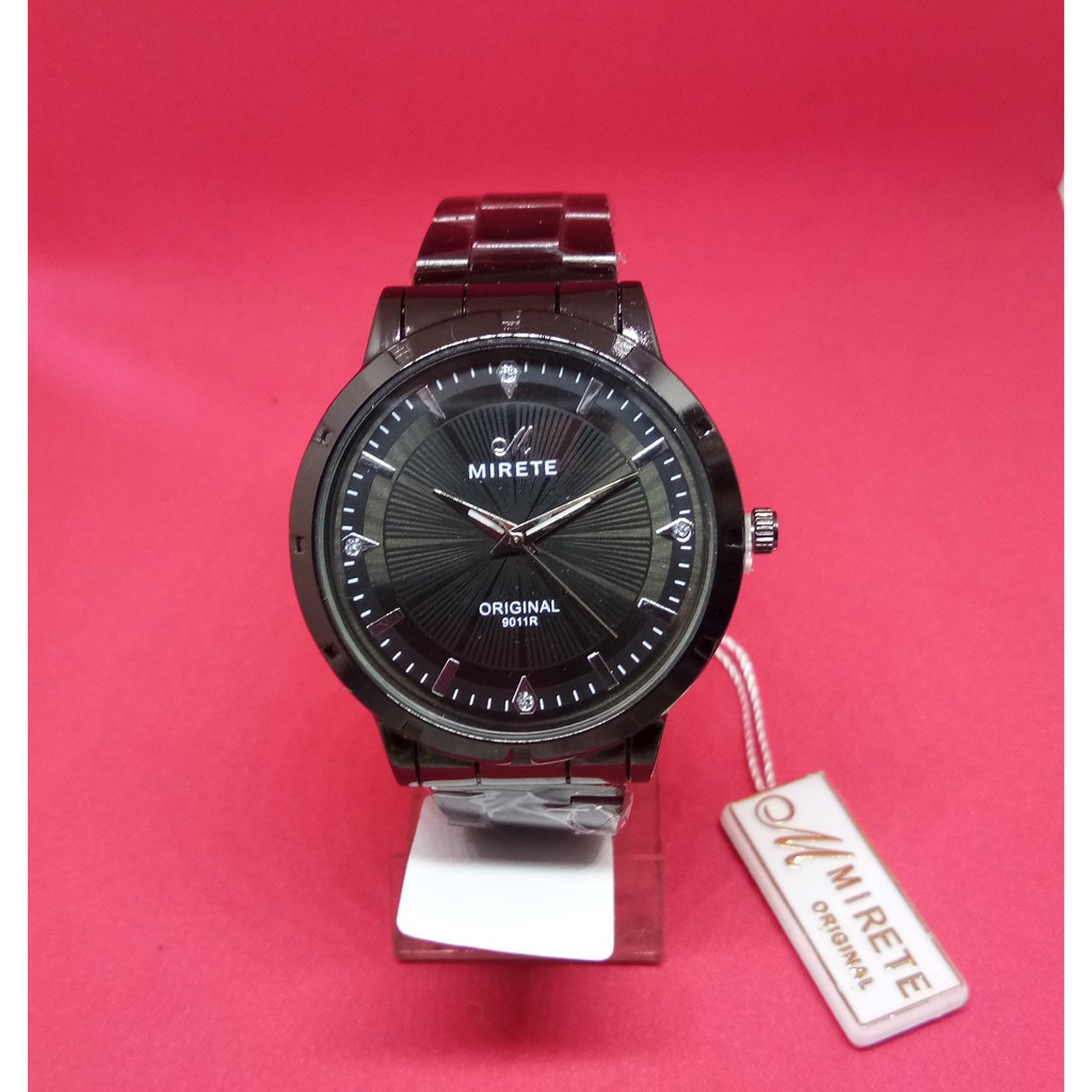 jam tangan stainlees merk mirete
