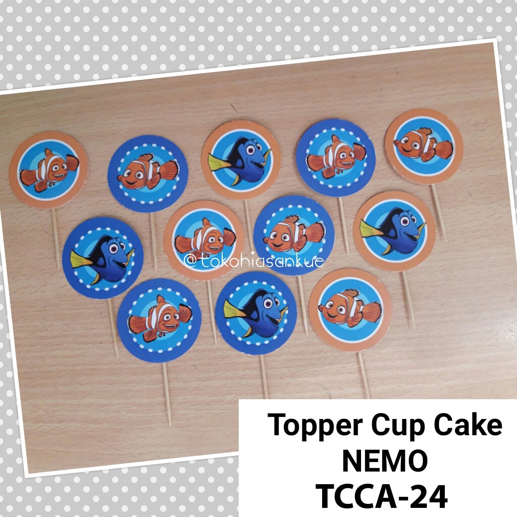 TCCA24 - HIASAN KUE TOPPER CUP CAKE NEMO