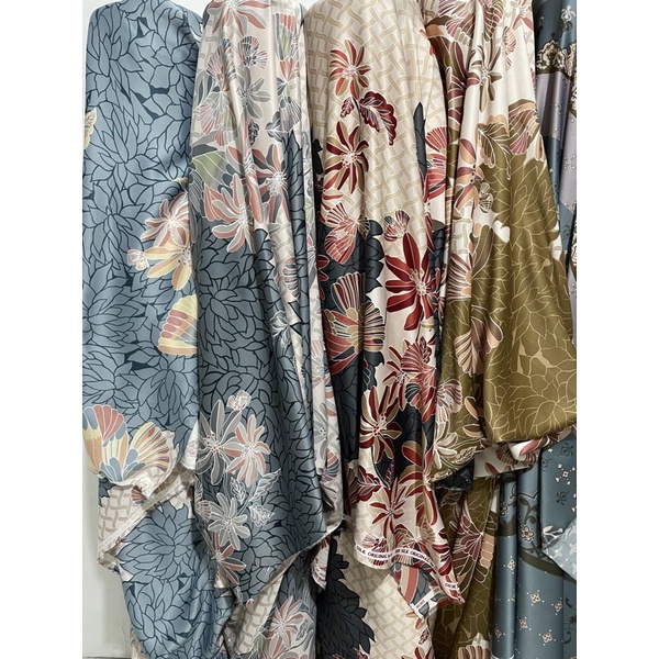 Bahan Kain Diorsilka kupu-kupu / kain meteran murah / bahan gamis seragam / maxmara