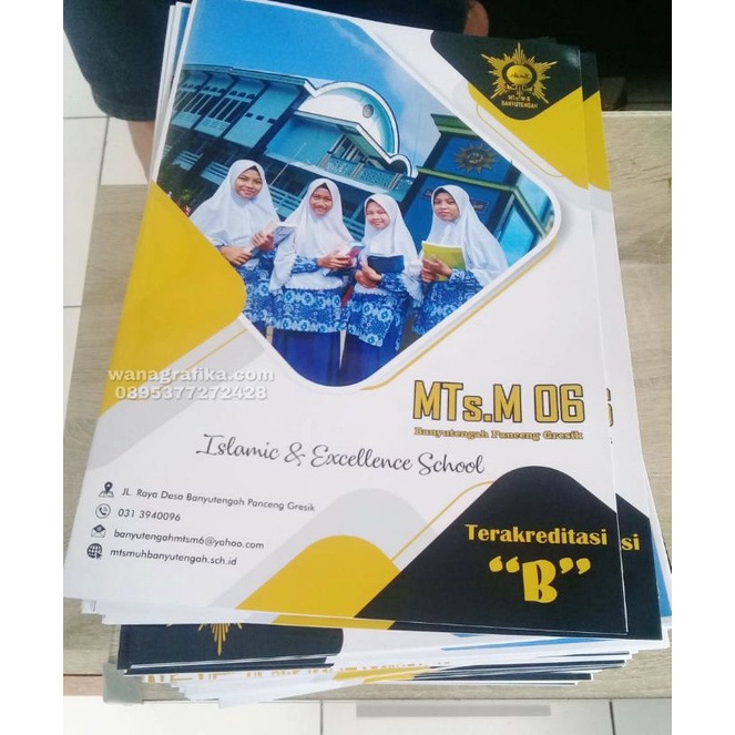 

Cetak map murah ukuran A4 dan F4 laminasi