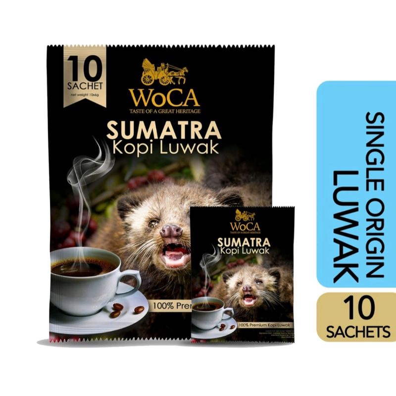 

WoCa Kopi Luwak Sumatera Premium 10 Sachet