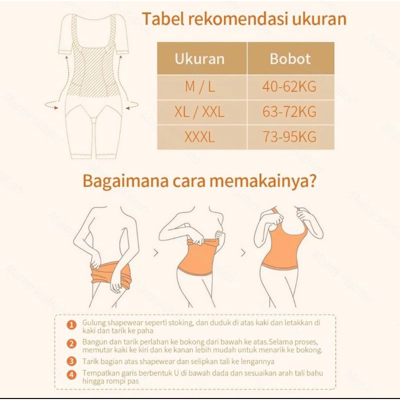 BAJU ATASAN CAMISOLE PENGECIL PERUT DAN PINGGANG - KORSET PANJANG PELANGSING