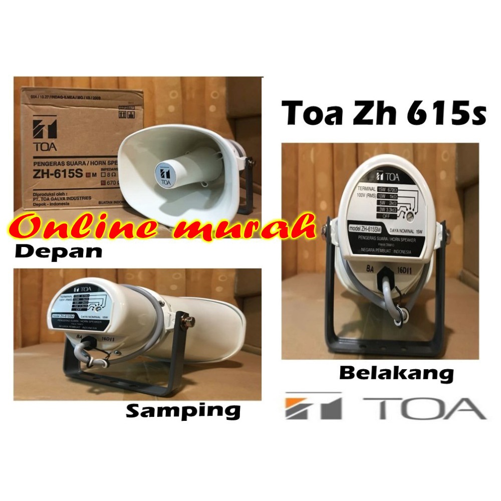 horn speaker toa zh 615 sm toa zh615sm toa zh 615sm Matching original