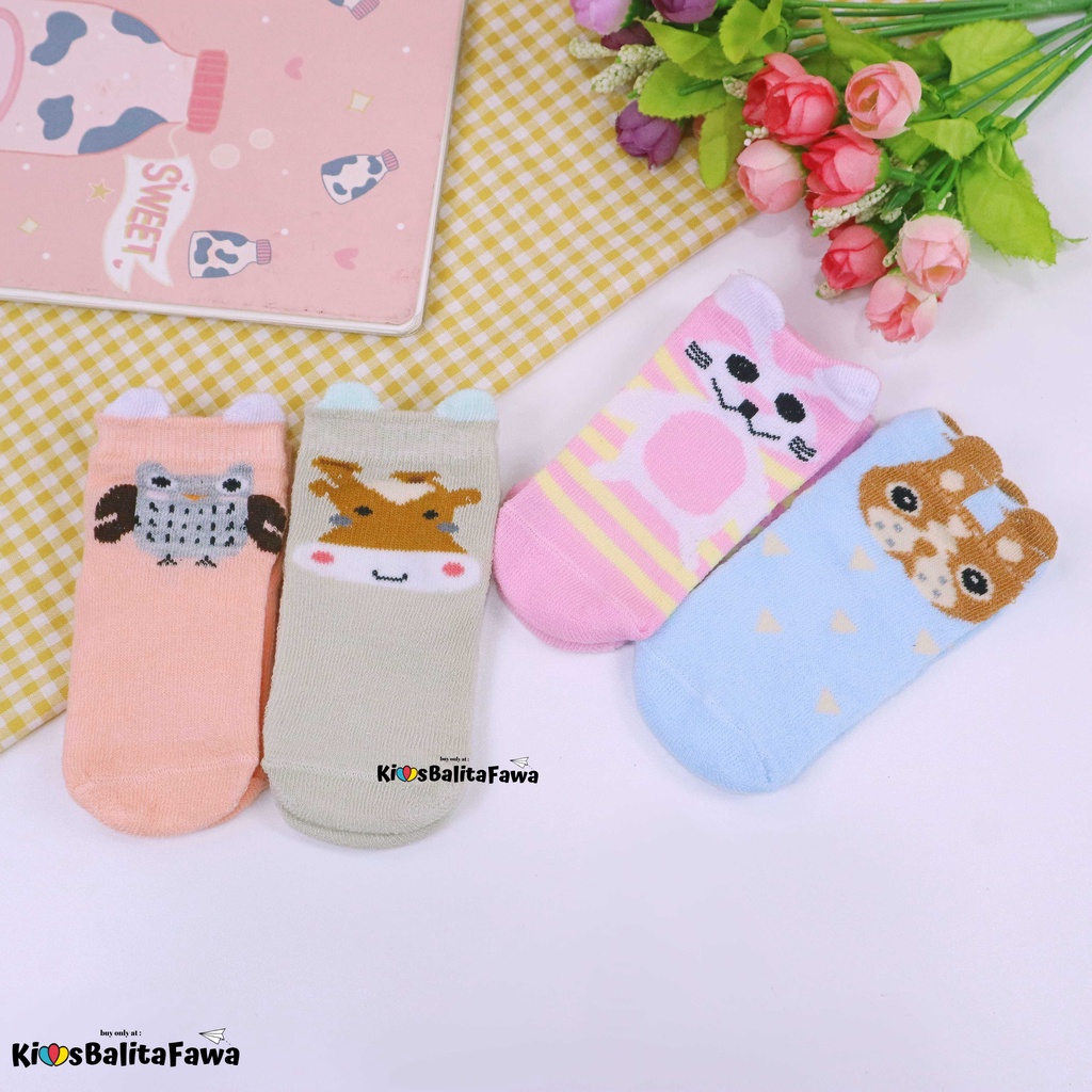 (SATUAN) ANTI SLIP Gemoy Baby Socks 0-12 Month / SNI Kaos Kaki Bayi Laki Perempuan Tebal Prewalker Kualitas Import Babycinnamon