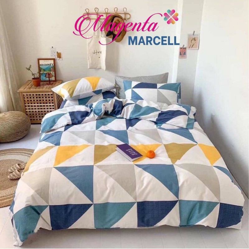 Sprei Geometri Katun Lokal 100x200x20
