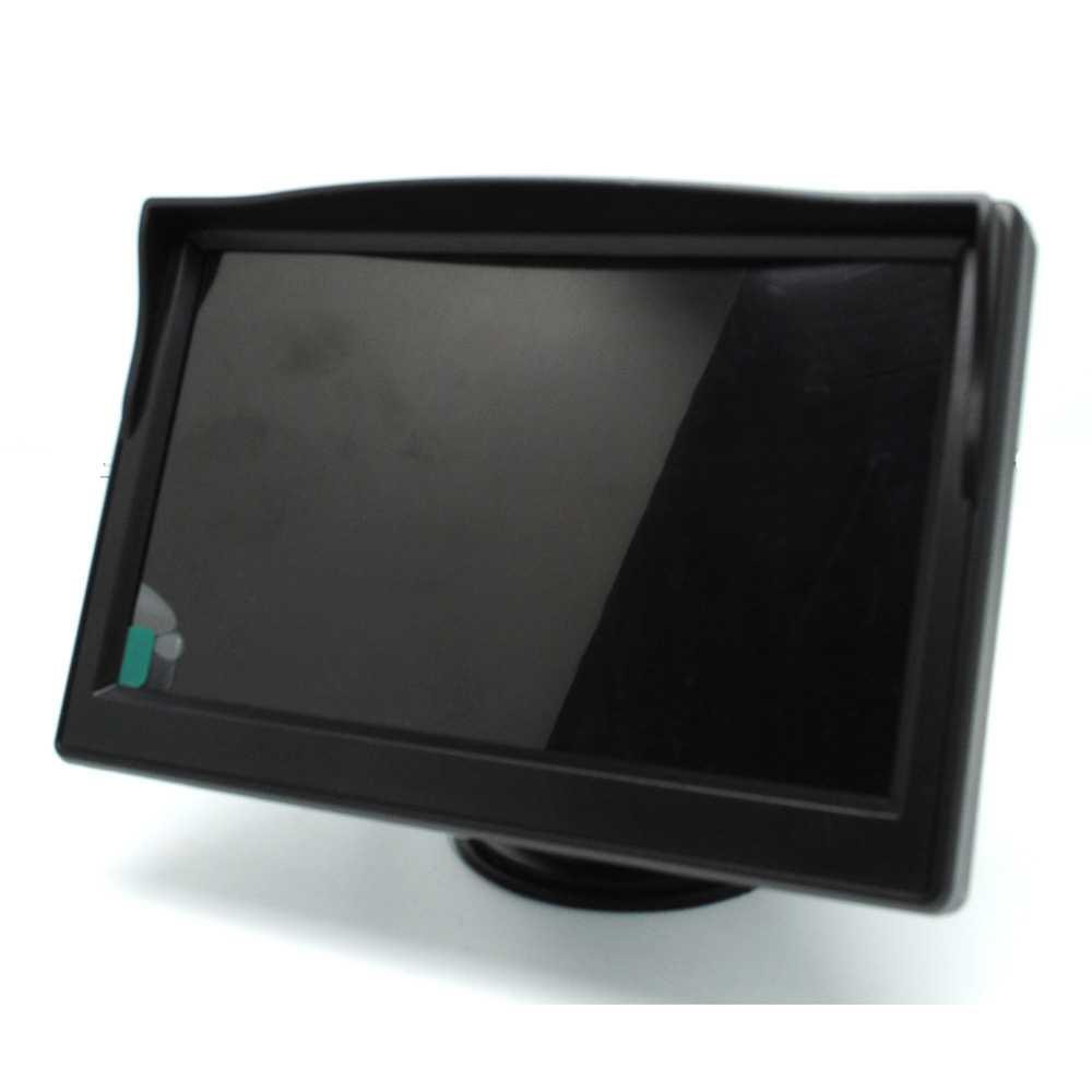 Monitor Rear View Parkir Mobil TFT LCD 5 Inch TV Mini TV Kecil TV Mobil ( Mughnii )