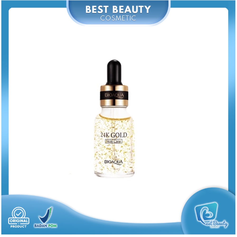 ★ BB ★ BIOAQUA 24K Gold Brightening Serum Essence 30ml - Serum Wajah Brightening - BIO AQUA