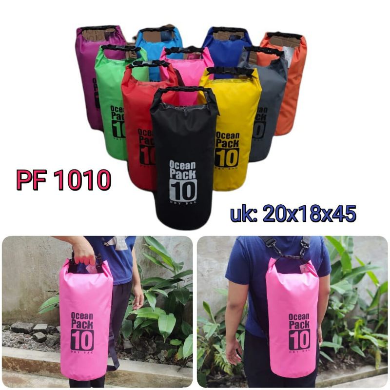 DRY BAG POLO ORI WATERPROOF SPORT BEST SELLER TERLARIS TERMURAH 5 10 15 20 30L TAS OLAHRAGA