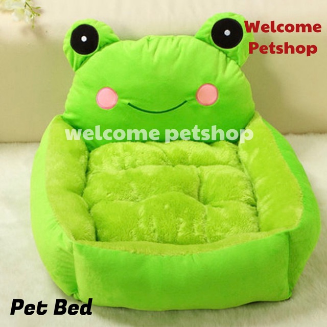 Kasur Hewan Peliharaan Motif Froggy / Anjing / Kucing / Kasur Hewan (Pet Bed)